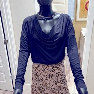 Anthropologie cowl neck top